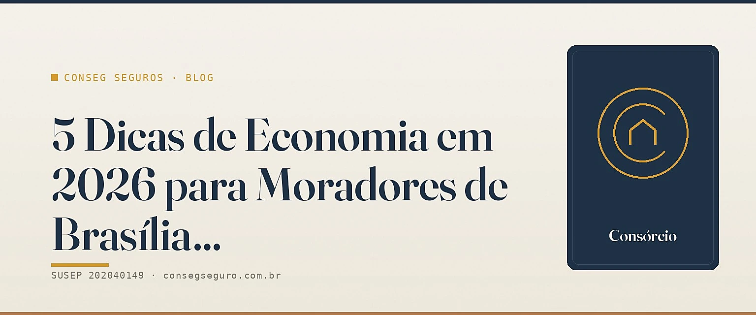 5 Dicas de Economia em 2026 para Moradores de Brasília — guia ilustrado