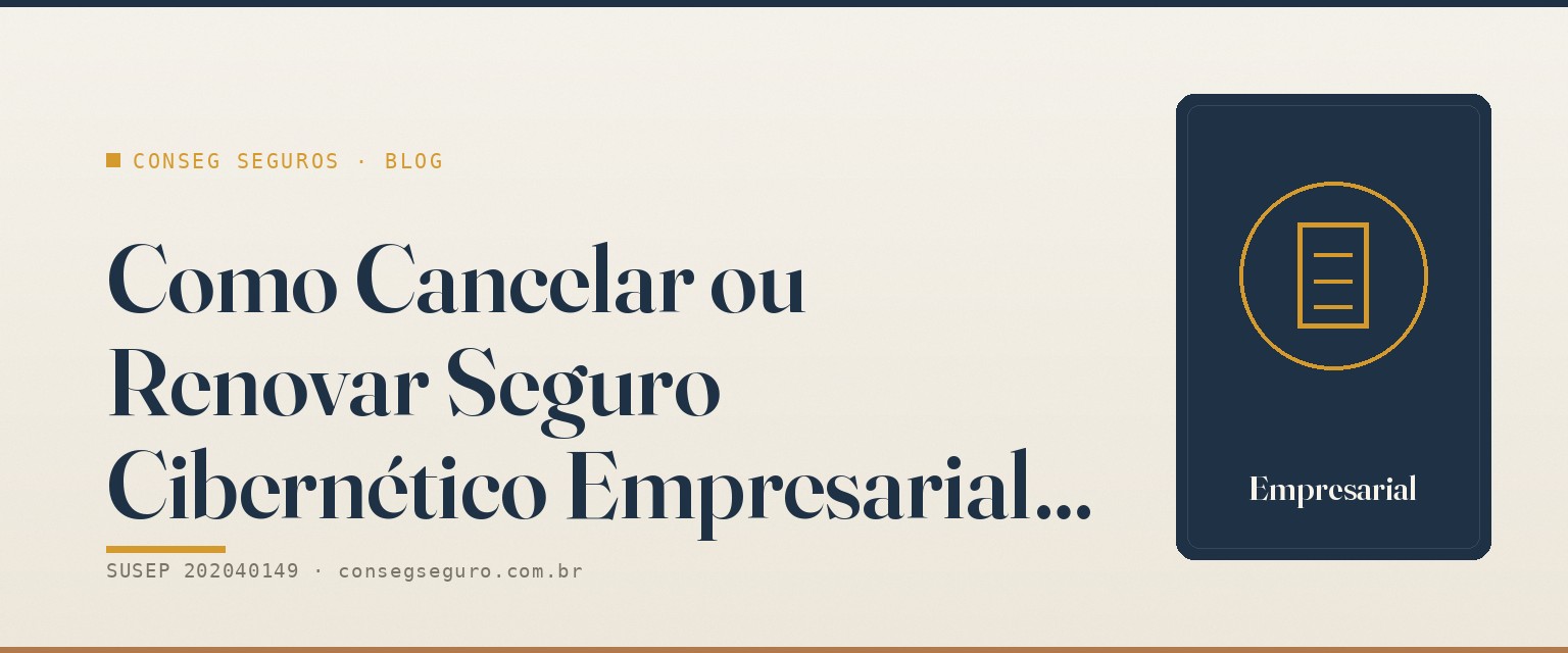 Como Cancelar ou Renovar Seguro Cibernético Empresarial para MEI e Autônomo — guia ilustrado para o mercado de Brasília e DF