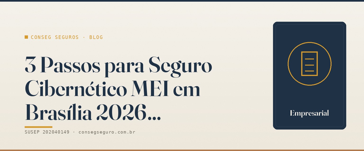 3 Passos para Seguro Cibernético MEI em Brasília 2026: Guia Essencial — guia ilustrado