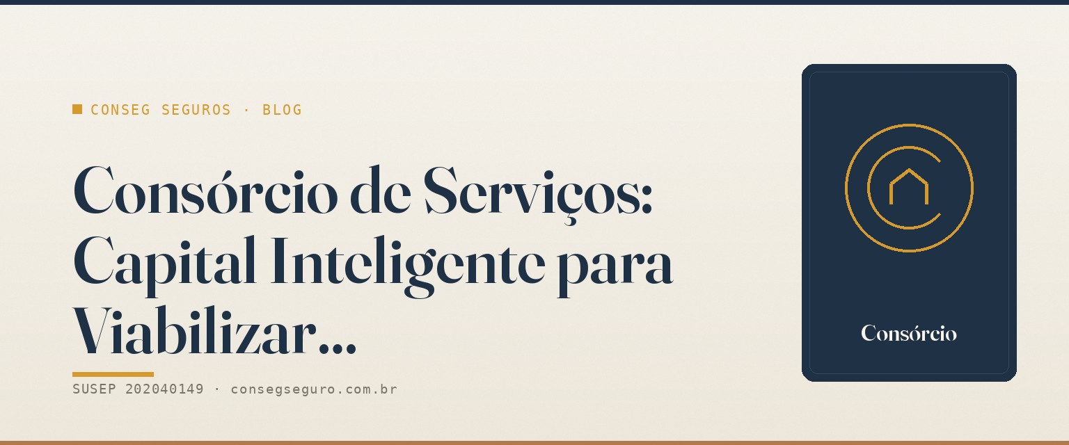 Consórcio de Serviços: Capital Inteligente para Viabilizar Seus Projetos — guia ilustrado para o mercado de Brasília e DF