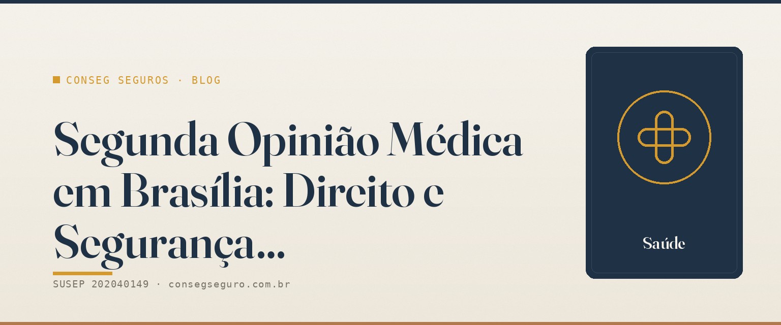 Segunda Opinião Médica em Brasília: Direito e Segurança no Plano de Saúde — guia ilustrado