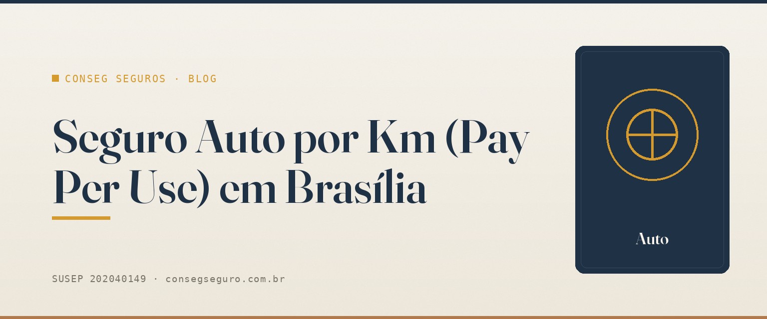 Seguro Auto por Km (Pay Per Use) em Brasília: Vale a Pena em 2026? — guia ilustrado