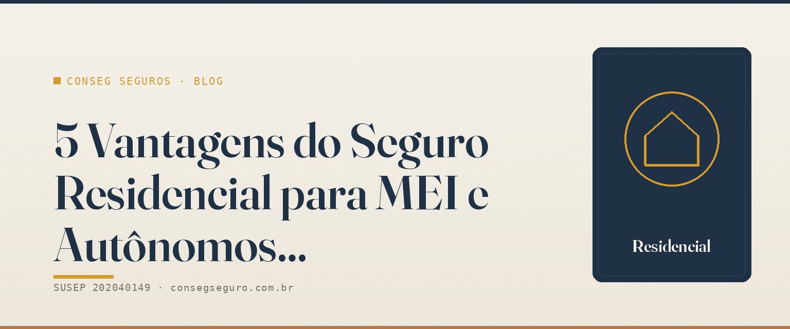 5 Vantagens do Seguro Residencial para MEI e Autônomos em Brasília — guia ilustrado