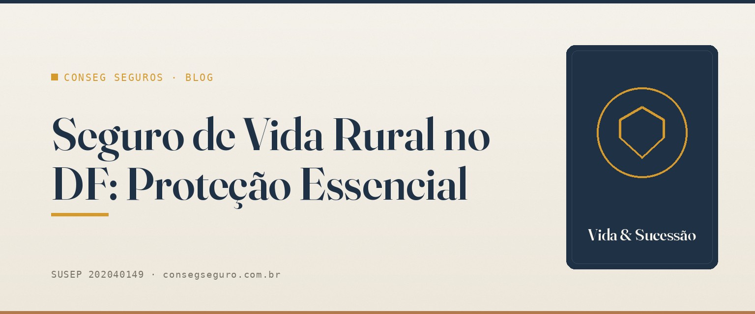Seguro de Vida Rural no DF: Proteção Essencial para o Legado da Fazenda — guia ilustrado