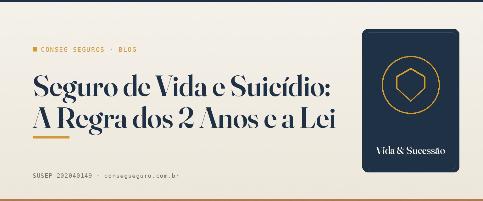 Seguro de Vida e Suicídio: A Regra dos 2 Anos e a Lei 15.040/2024 no Distrito — guia ilustrado para o mercado de Brasília e DF