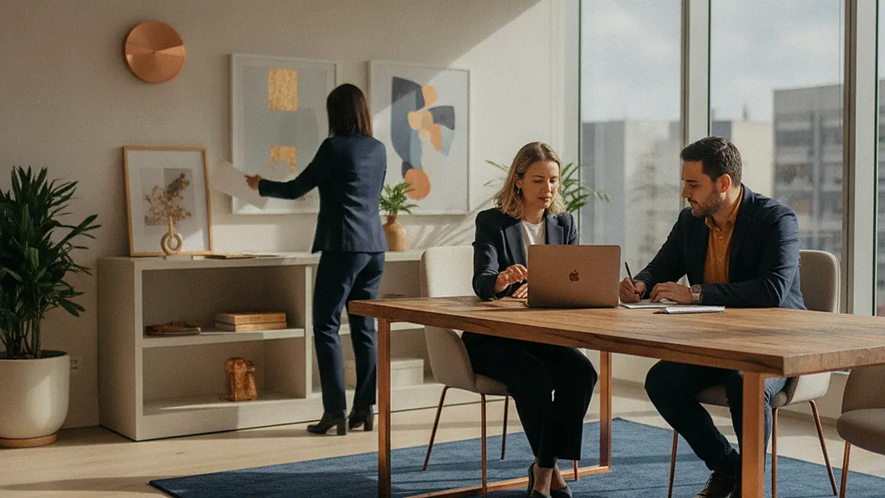 Equipe em atividade em comércio ou escritório de Brasília — Seguro Empresarial Conseg
